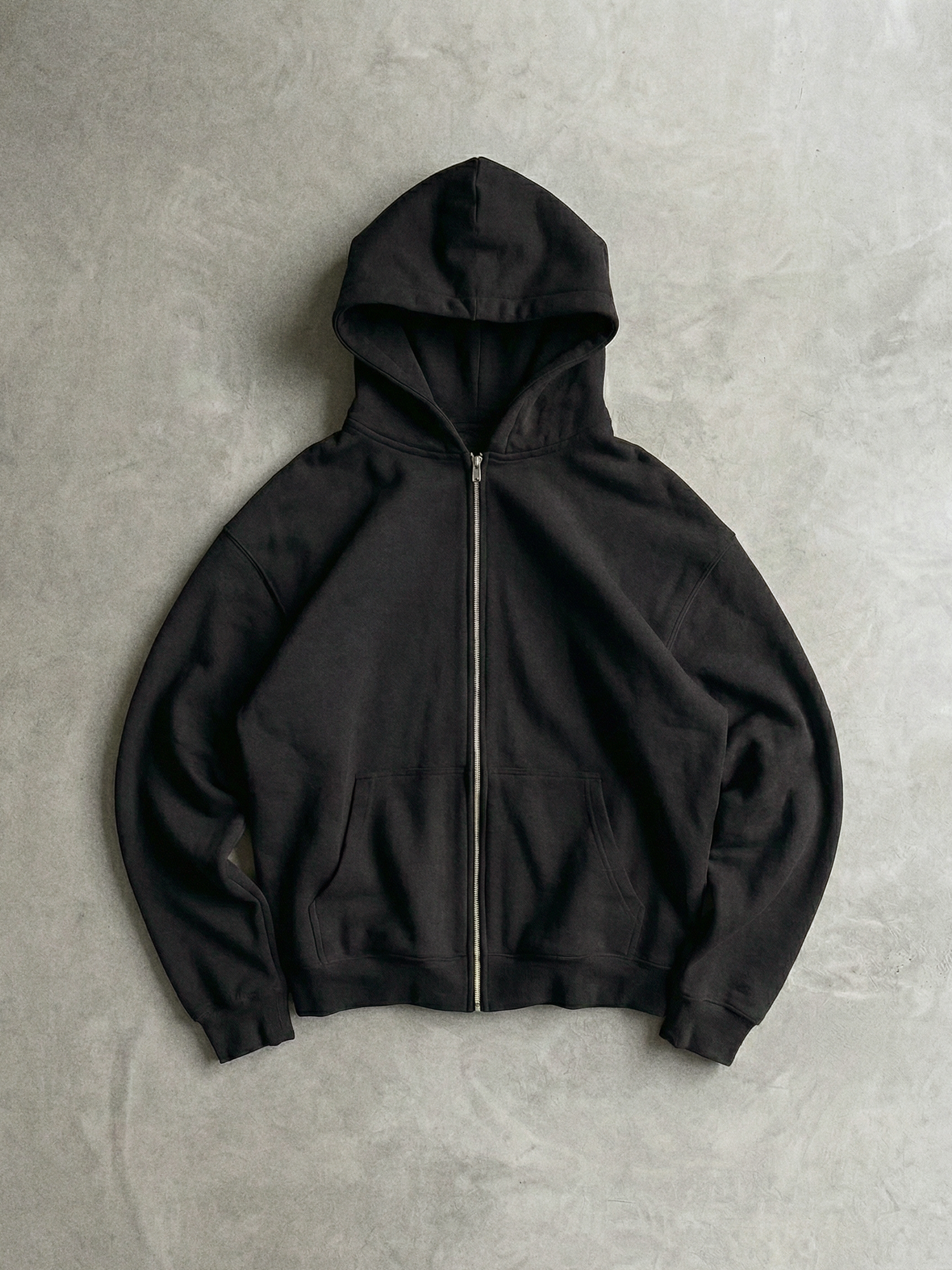 EOTH ESSENTIAL ZIP-UP - BLACK
