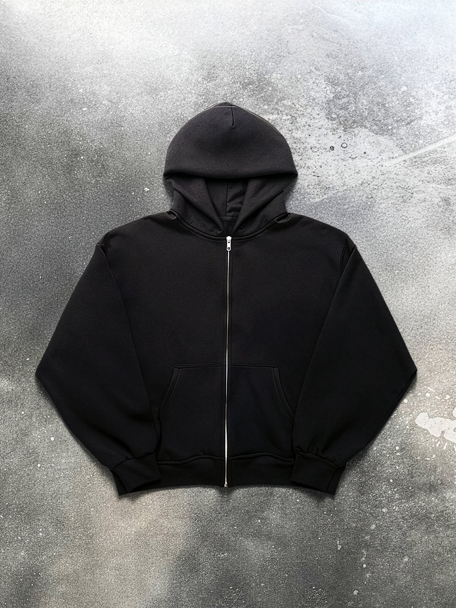 EOTH ESSENTIAL ZIP-UP - BLACK