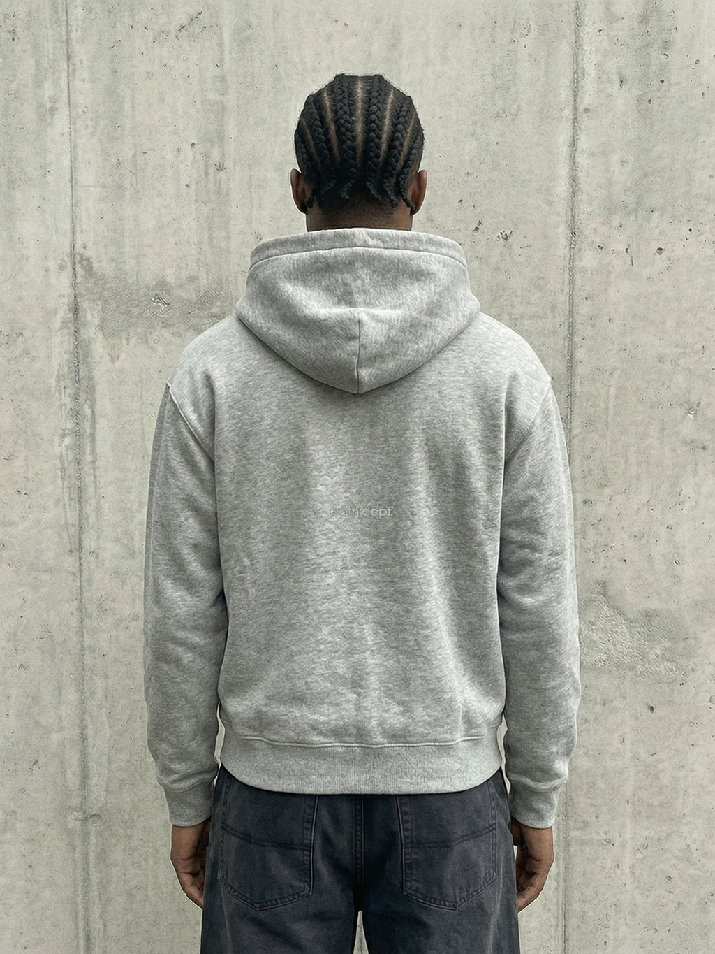 EOTH ESSENTIAL ZIP-UP - HEATHER