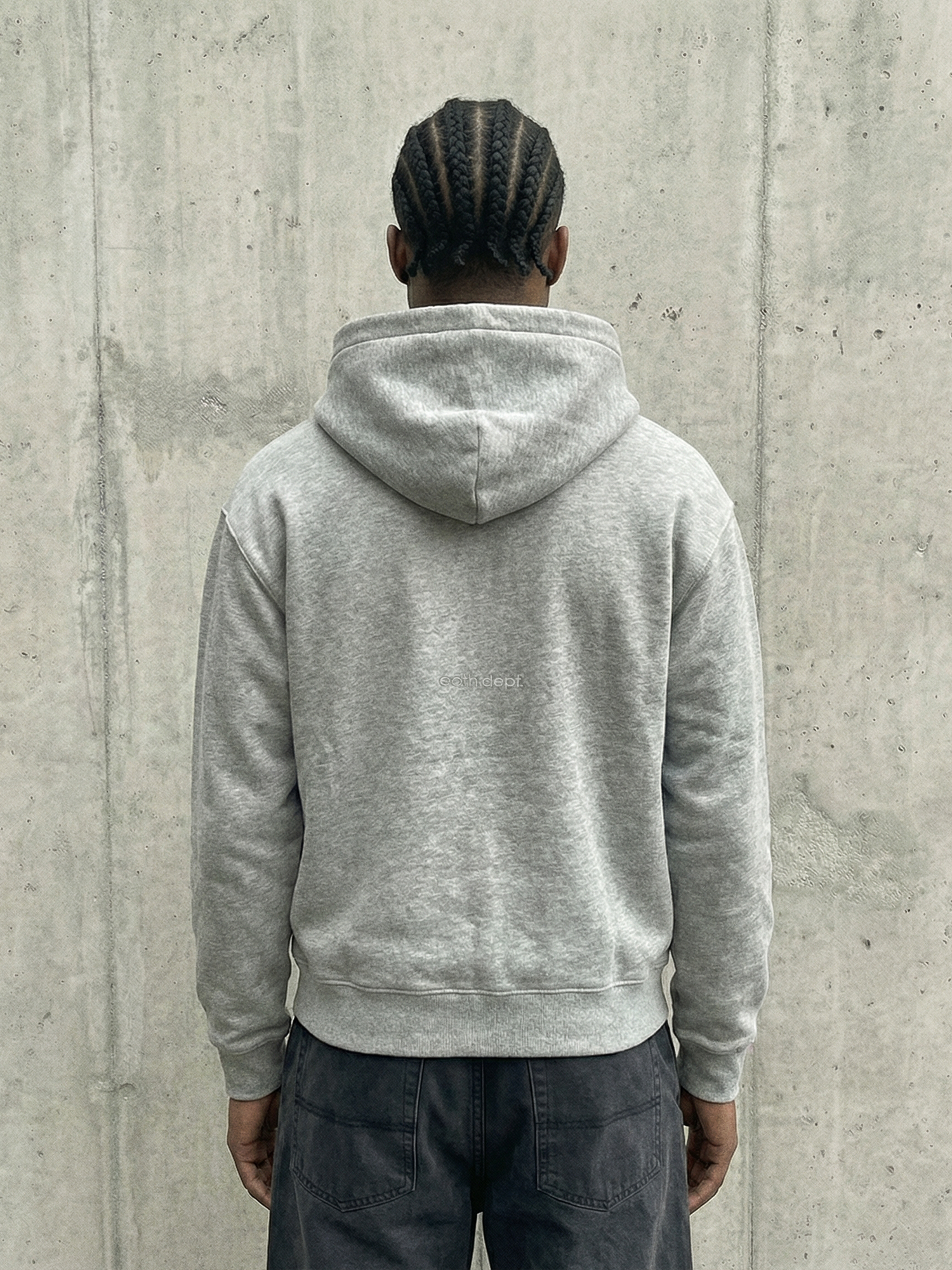 EOTH ESSENTIAL ZIP-UP - HEATHER